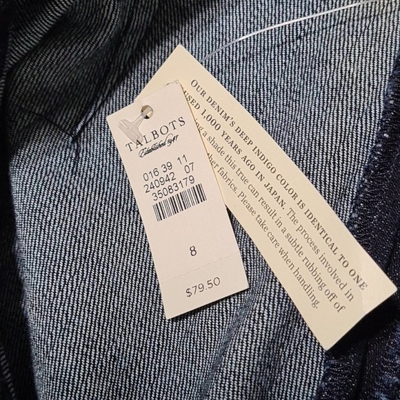 Talbots Skinny Capri Jeans‎ Size 8 NWT - Picture 2 of 8